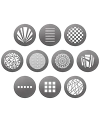 Westcott Patterns Gobo Pack for Optical Spot by Lindsay Adler, 10-Pack