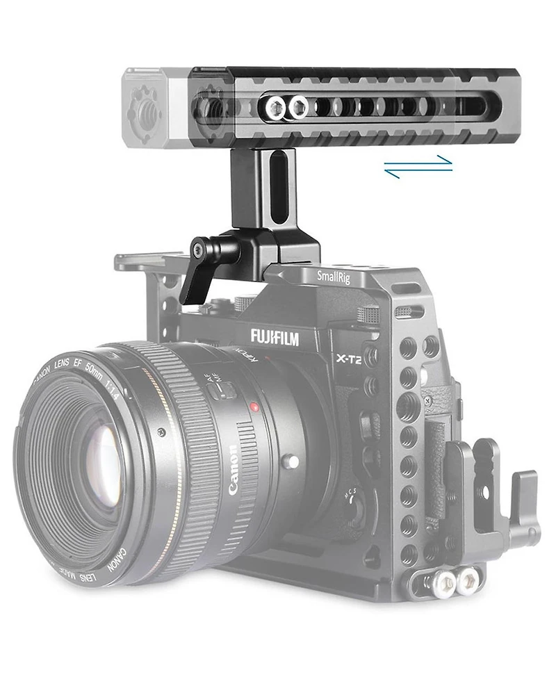 SmallRig Camera and Camcorder Action Stabilizing Nato Handle with Quick Release Safety Rail, 4cm