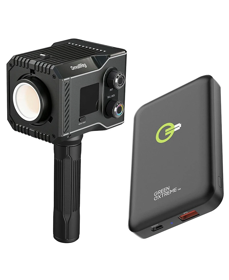 SmallRig Rc 60C 60W Rgbcw Cob Led Video Light with Wireless Portable Power Bank