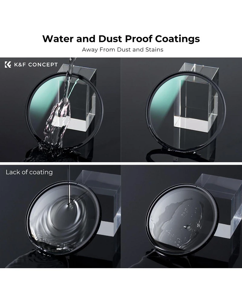 K&F Concept 67mm Nano-x Multi-Coated Ultraviolet Lens Filter