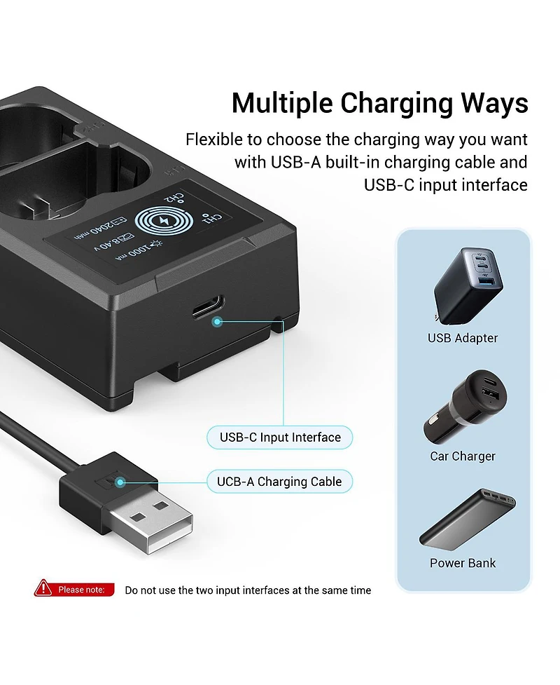 SmallRig SmallRig Camera Battery and Charger Kit for Fujifilm Np-W235 3822
