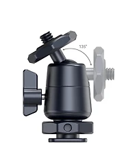SmallRig Mini Ball Head Mount with Removable Cold Shoe, 2-Pack