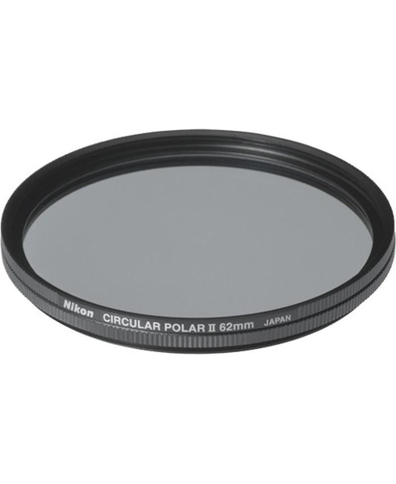 Nikon 62mm Filter Set, 62mm Nc Neutral Clear Filter and 62mm Circular Polarizer Ii Thin Ring Multi-Coated Filter