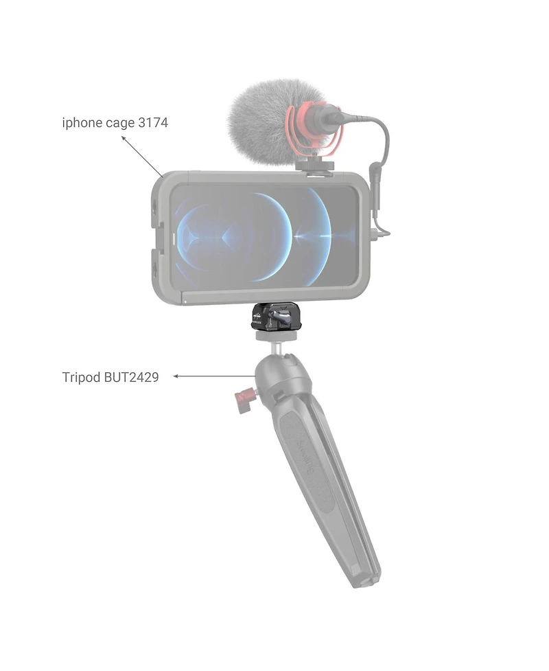 SmallRig Drop-In HawkLock Universal Mini Quick Release Clamp and Plate