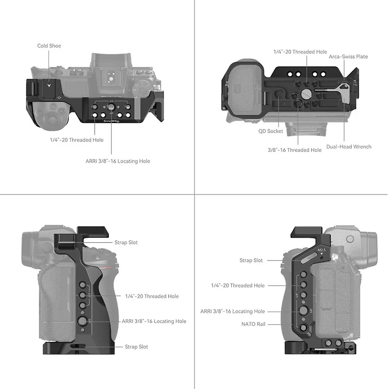 SmallRig Camera Cage for Nikon Z5 / Z6 / Z7 / Z6II / Z7II
