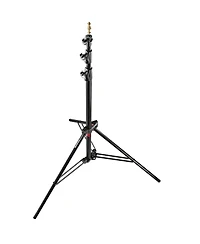 Manfrotto 1005BAC 107" Air Cushioned Aluminum Ranker Light Stand with 3-Sections & 2 Risers, Black