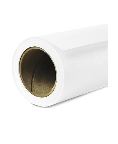 Savage Widetone Seamless Background Paper, 107" wide x 36' Pure White, #66