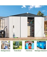 Aecojoy 10'x10' Outdoor Storage Shed