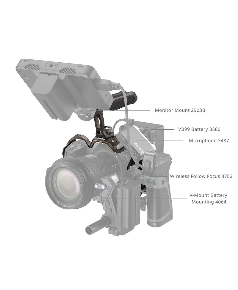 SmallRig 4522 Night Eagle Camera Cage Kit for Nikon Z6III Camera