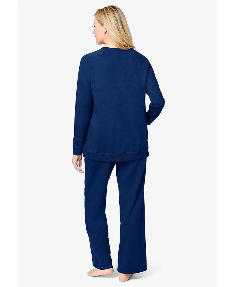 Dreams & Co. Plus 2-Piece Sweatshirt Set