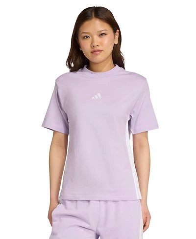adidas Women's Essentials 3-Stripes Cotton T-Shirt
