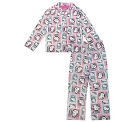 Hello Kitty Toddler Girls 2-Piece Coat Pajama Set