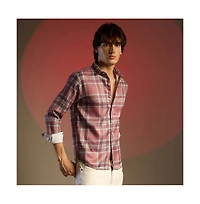 Campus Sutra Men's Tartan Plaid Shirt