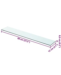 Shelf Panel Glass Clear 31.5"x4.7"