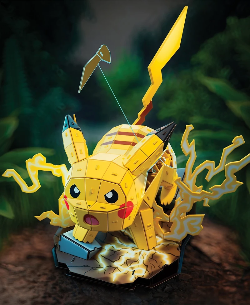 Pokemon Pikachu 3D Model Kit Kanto Starter Collection, 201 Pieces