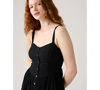 Levi's Women's Adore Sweetheart-Neck Midi Dress