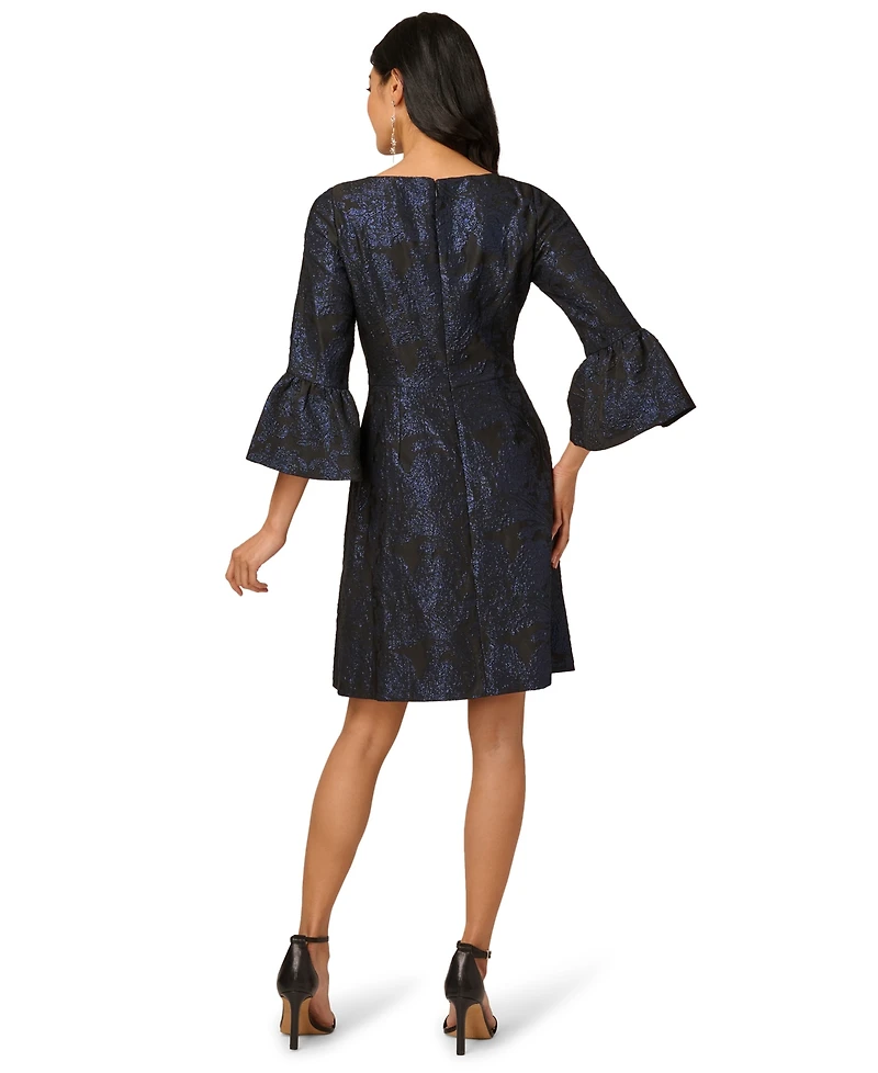 Adrianna Papell Women's A-Line Jacquard Dress