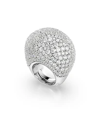 Swarovski Sublima Cocktail White Rhodium Plated Ring