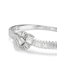 Swaroski Matrix Rhodium Plated Bangle