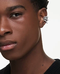 Swarovski Sublima Ruthenium Plated Ear Cuffs