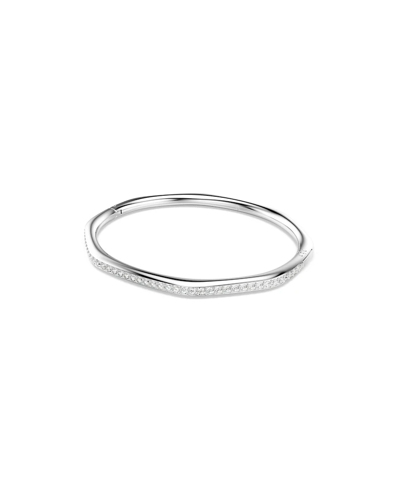 Swaroski Dextera Rhodium Plated Bangle