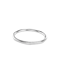 Swaroski Dextera Rhodium Plated Bangle