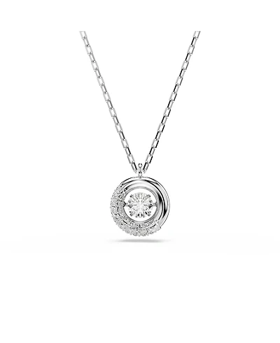 Swarovski Dextera Rhodium Plated Pendant Necklace