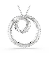 Swarovski Matrix Rhodium Plated Pendant Necklace