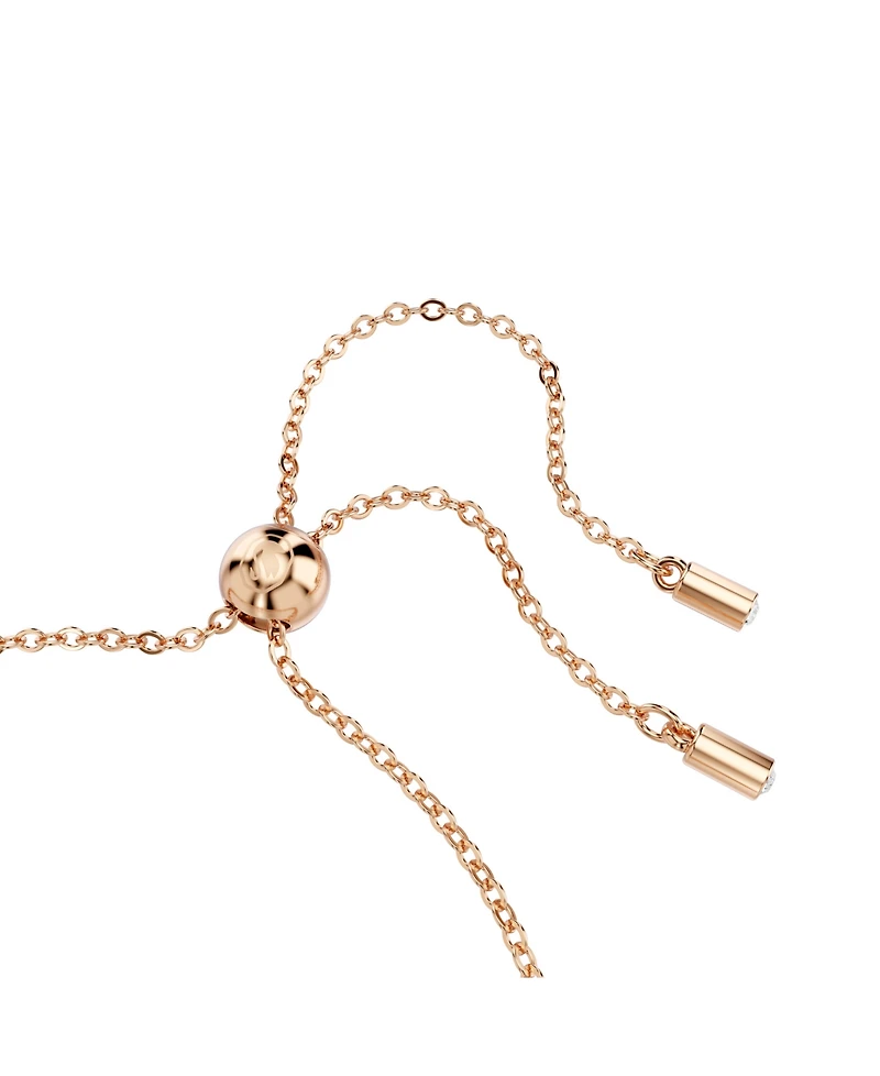 Swaroski Matrix Gold-Tone Plated Tennis Bracelet