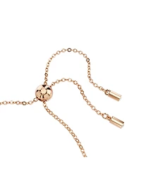 Swaroski Matrix Gold-Tone Plated Tennis Bracelet