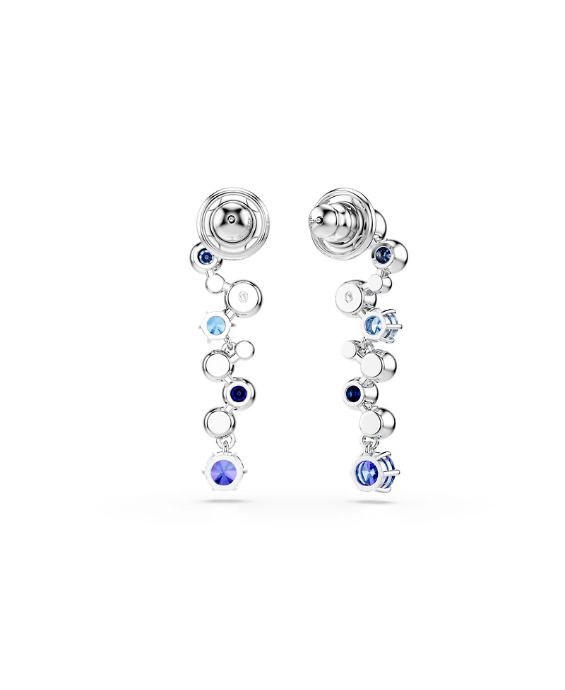 Swarovski Constella Rhodium Plated Drop Earrings