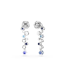 Swarovski Constella Rhodium Plated Drop Earrings