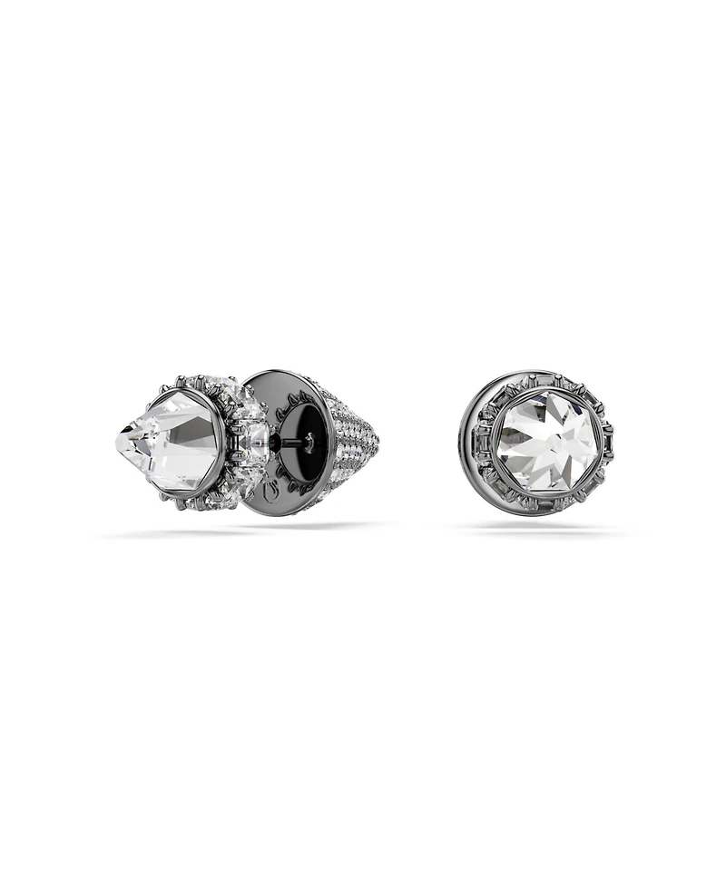 Swarovski Sublima Ruthenium Plated Stud Earrings