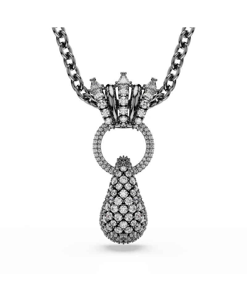 Swarovski Sublima Ruthenium Plated Pendant Necklace