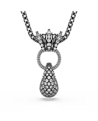 Swarovski Sublima Ruthenium Plated Pendant Necklace