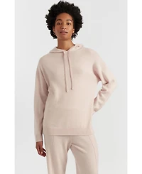 Chinti & Parker Women's Wool Cashmere Blend Relaxed Hoodie Sweater