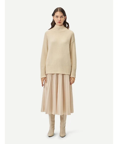 Gobi Cashmere Women's Relaxed-Fit Cashmere Turtleneck