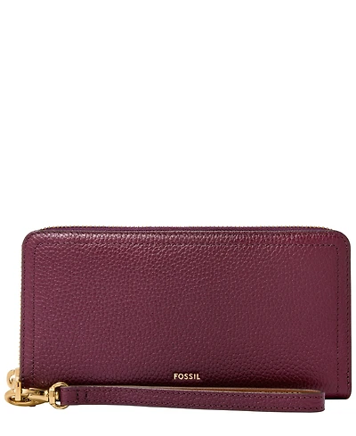 Fossil Logan Rfid Zip Around Clutch Wallet