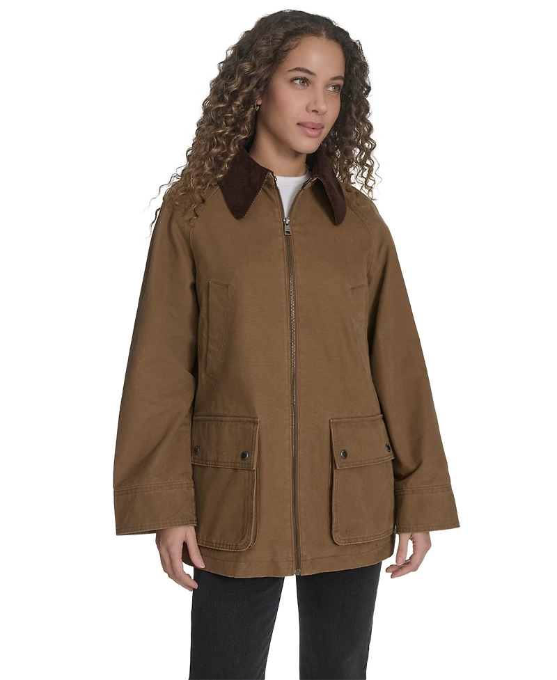Levi's Women's Front Zipper Barn Jacket