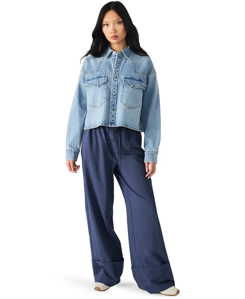 Steve Madden Women's Rafi Collar Shirt