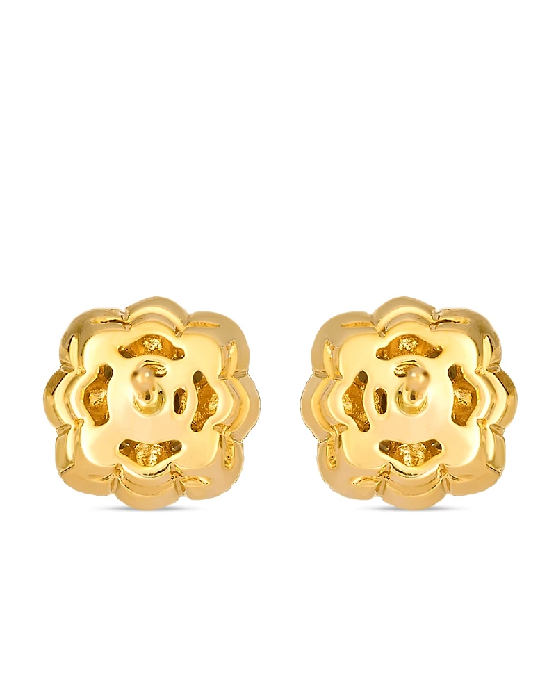 Le Vian Nude Diamond (0.18 ct. t.w.) and Chocolate Diamond ( 0.46 ct. t.w.) Earrings in 14K Honey Gold