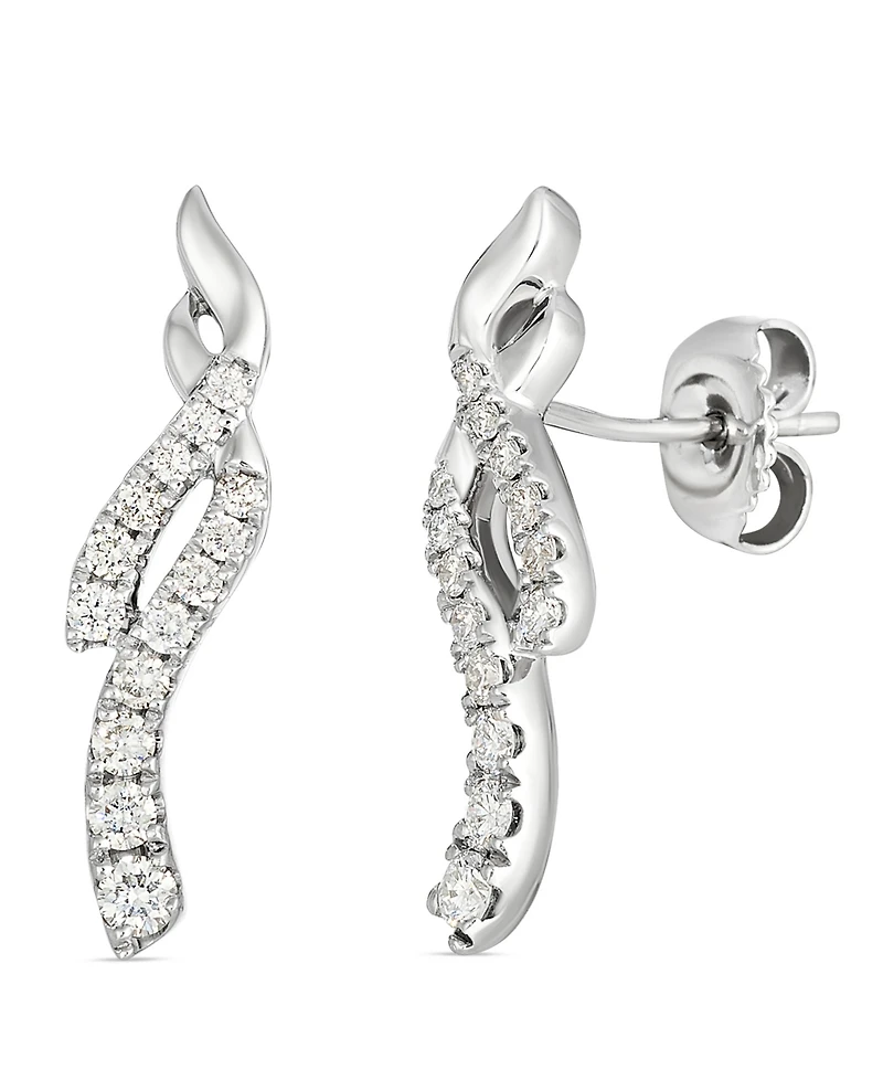 Le Vian White Diamond Drop Earrings ( .42ct. t.w.) in Platinum