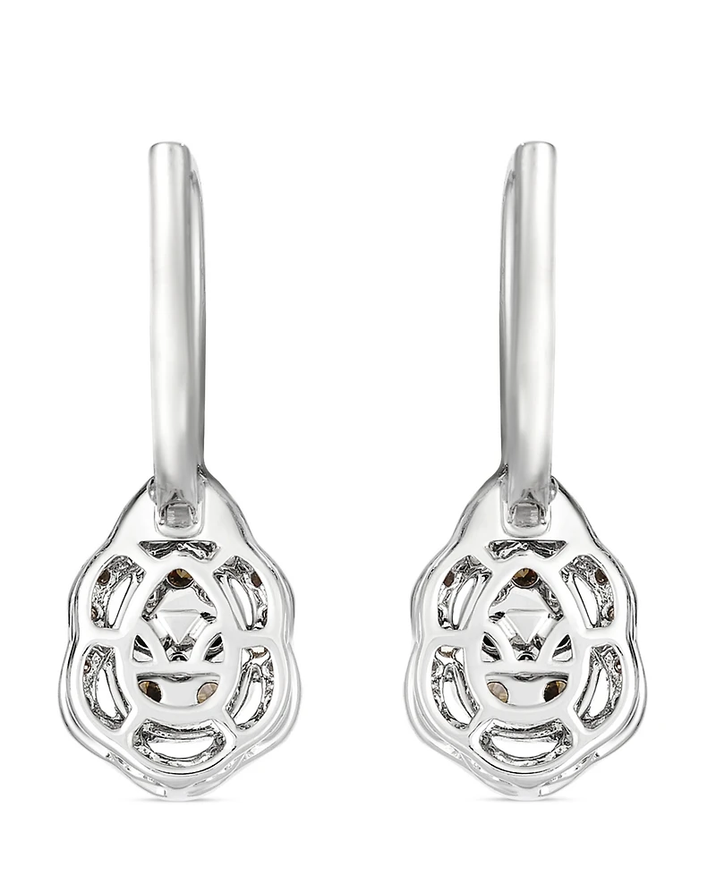 Le Vian Nude Diamond (0.26 ct. t.w.) and Chocolate Diamond ( 0.50 ct. t.w.) Earrings in 14K Vanilla Gold