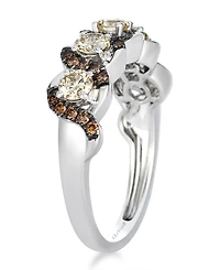 Le Vian Nude Diamond (0.78 ct. t.w.) and Chocolate Diamond ( 0.22 ct. t.w.) Ring in 14K Vanilla Gold