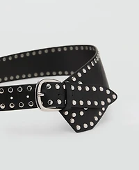 Mango Women's Studded Waist Belt