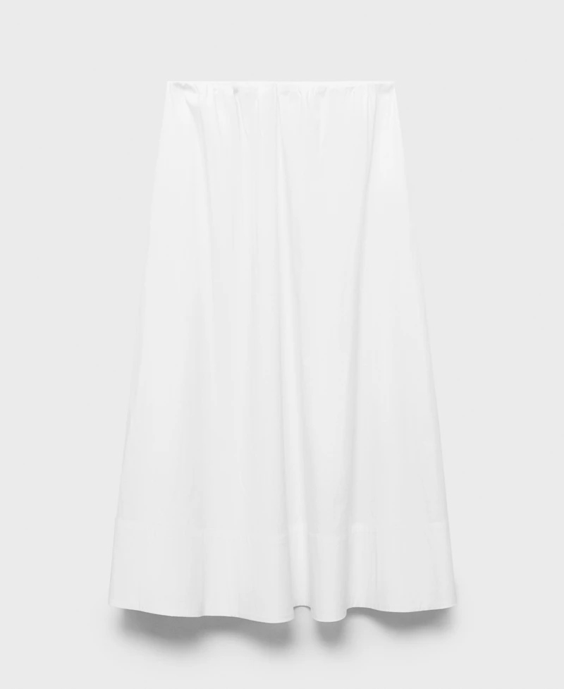 Mango Women's Flared Cotton Skirt