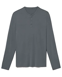 Tommy John Men's Second Skin Long-Sleeve Henley T-Shirt