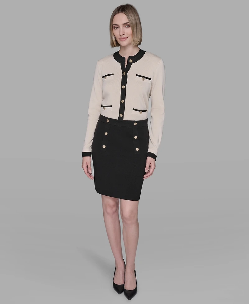Karl Lagerfeld Paris Women's Pencil Skirt