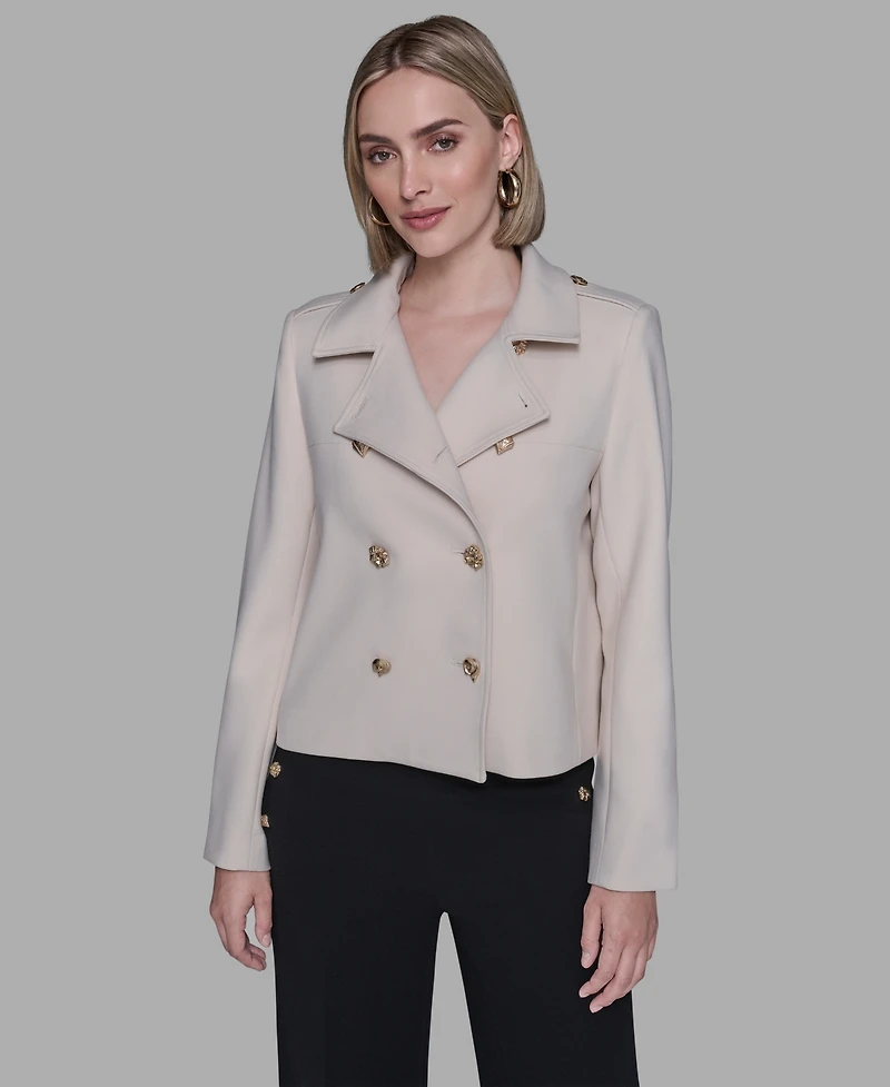 Karl Lagerfeld Paris Women's Double-Breasted Jacket