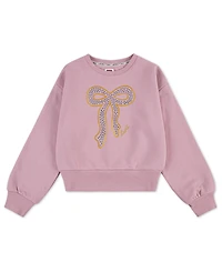 Levi's Girls Meet and Greet Ribbed Crewneck Long Sleeve T-Shirt